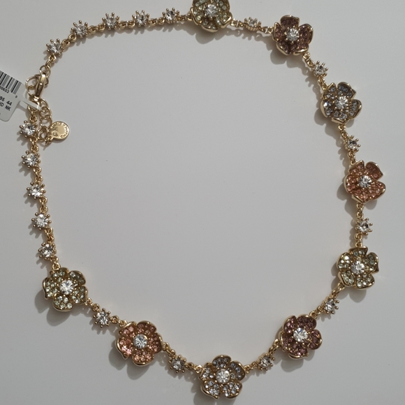 🤩On sale!♥Statement Multiflower Jewelry Neacklace - Picture 2 of 7